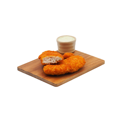 Filet de poulet pané cornflakes 100/140 g Halal IQF - 1 kg x 5 