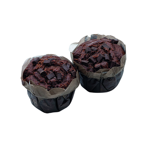 Muffin cacao-pépites de chocolat noir - 85 g x 50 pc