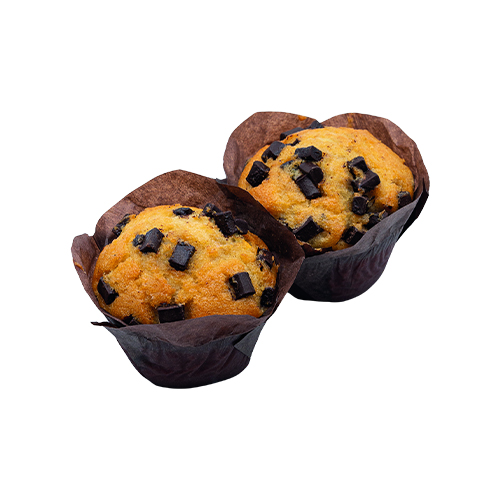 Muffin vanille pépites de chocolat noir - 85 g x 50 pc