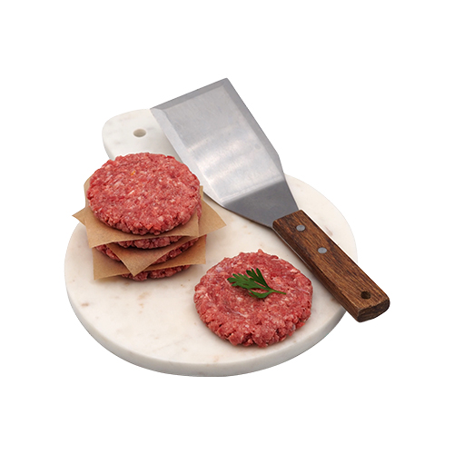 Steak haché pour smash burger Halal - 70 g x 100 pc 